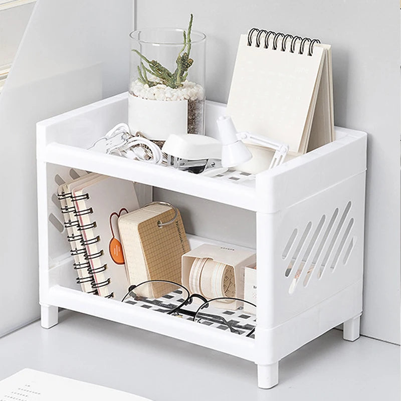 Office Desk Double Layer Organizer