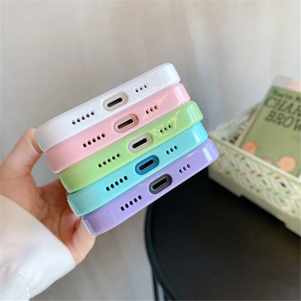 Candy Clear Phone Case For iPhone