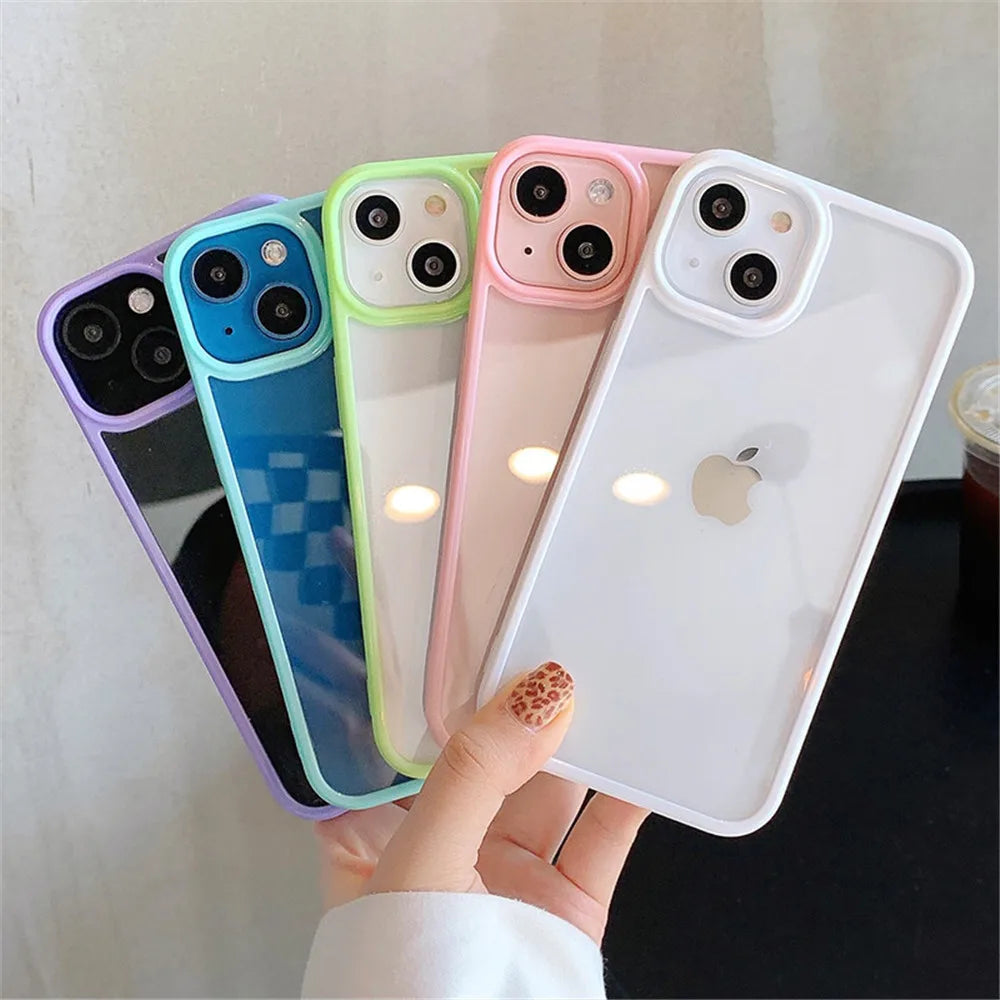 Candy Clear Phone Case For iPhone