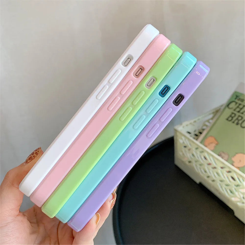 Candy Clear Phone Case For iPhone