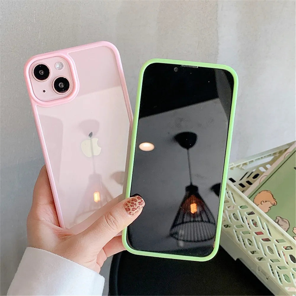 Candy Clear Phone Case For iPhone