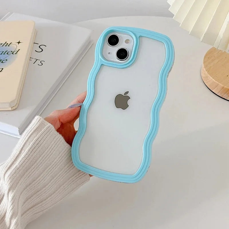 Wavy Lines Bumper Case For iPhone