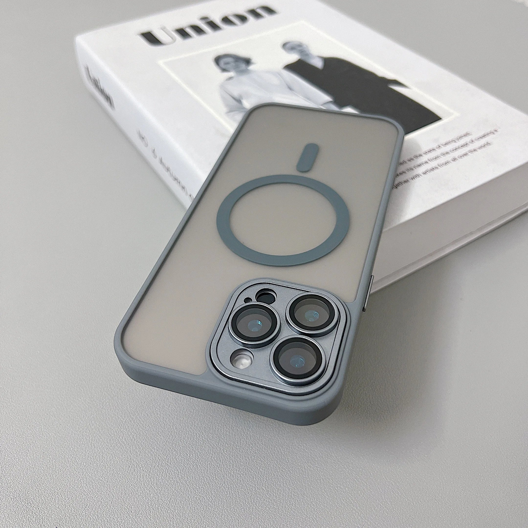 Magnetic Wireless Charge Translucent Case For iPhone