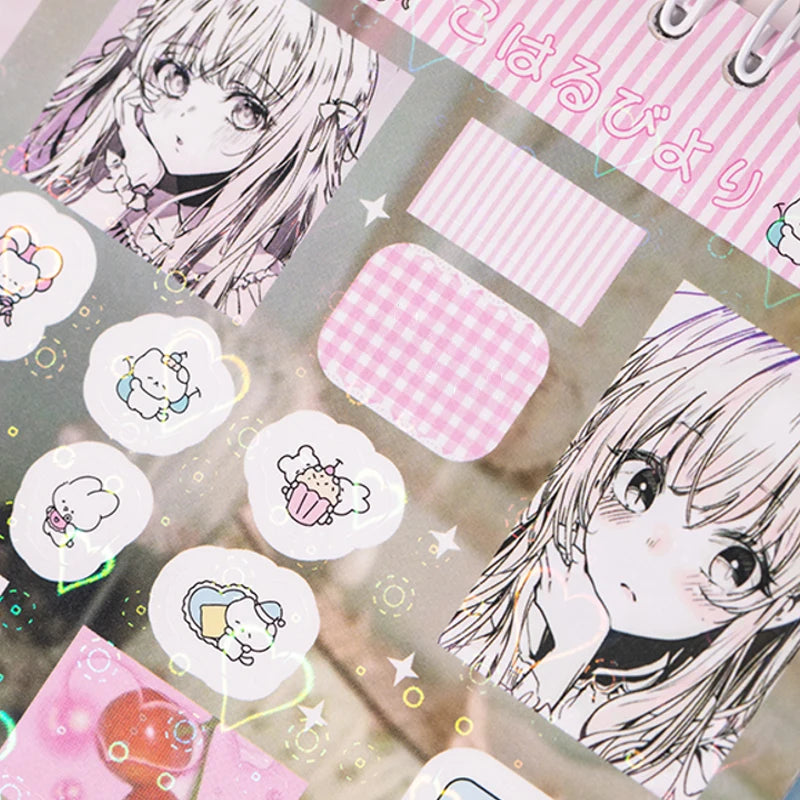 Cute Anime Sticker Book