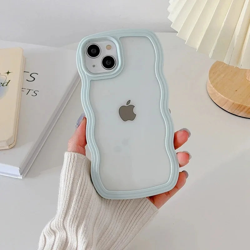 Wavy Lines Bumper Case For iPhone