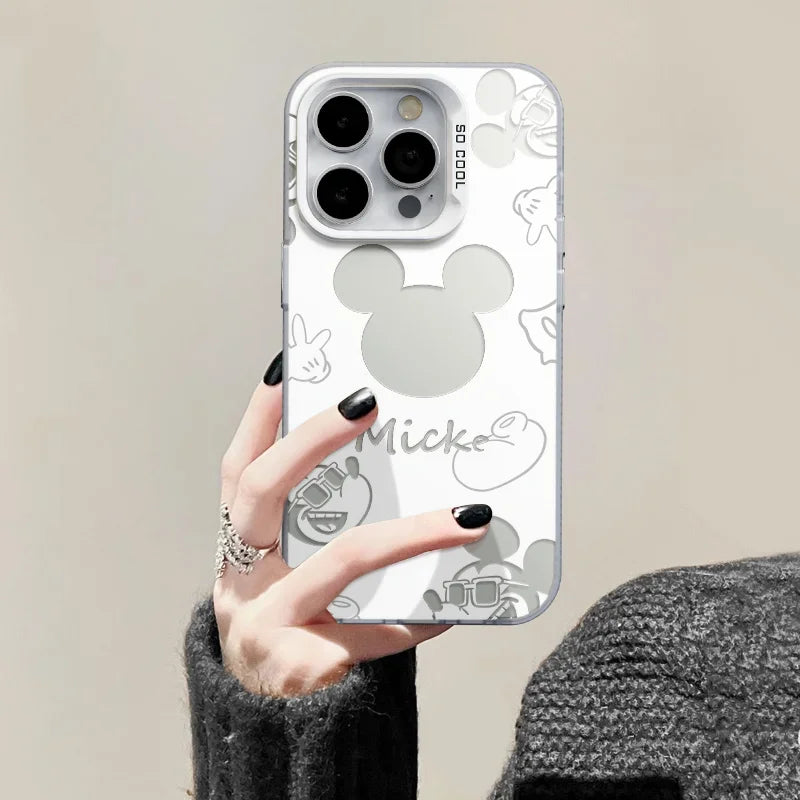 Cartoon Mickey & Minnie Mouse Phone Case For iPhone