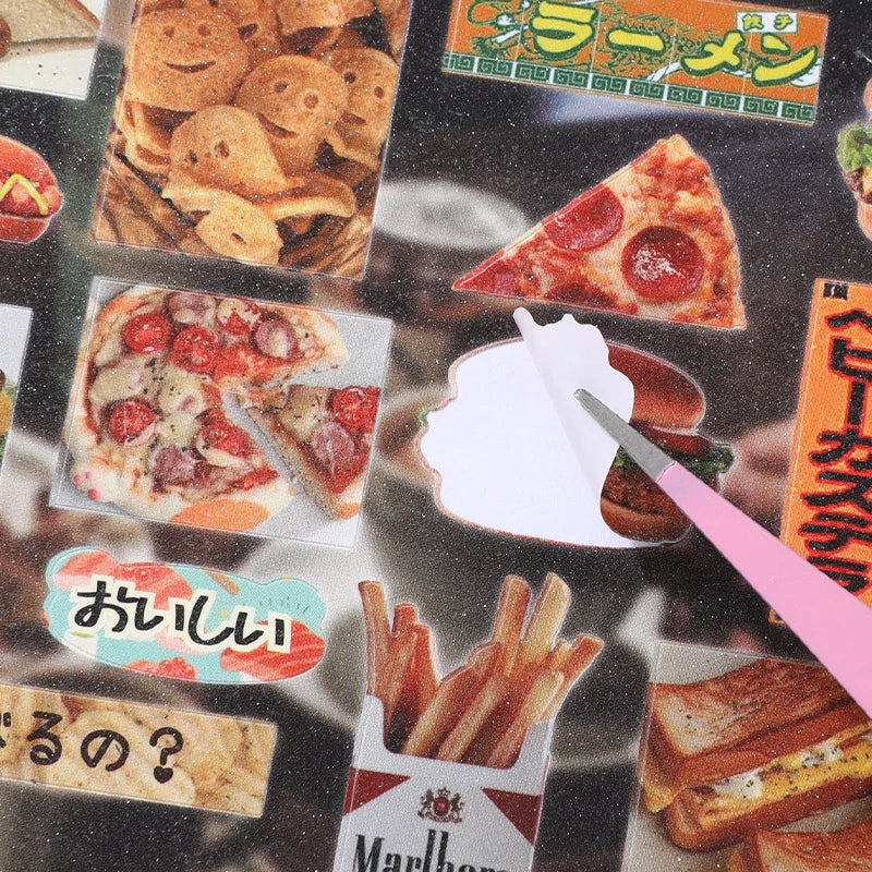 Japanese food sticker book 30pgs