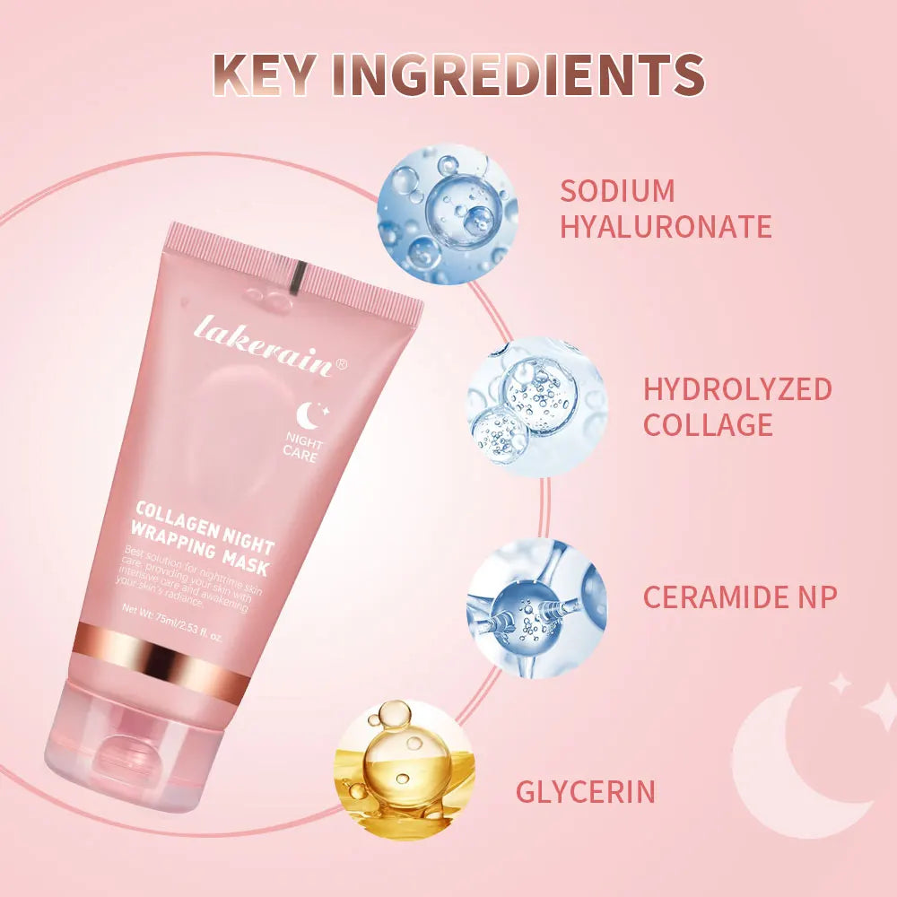 Lakerain Collagen Jelly Cream & Overnight Mask Set