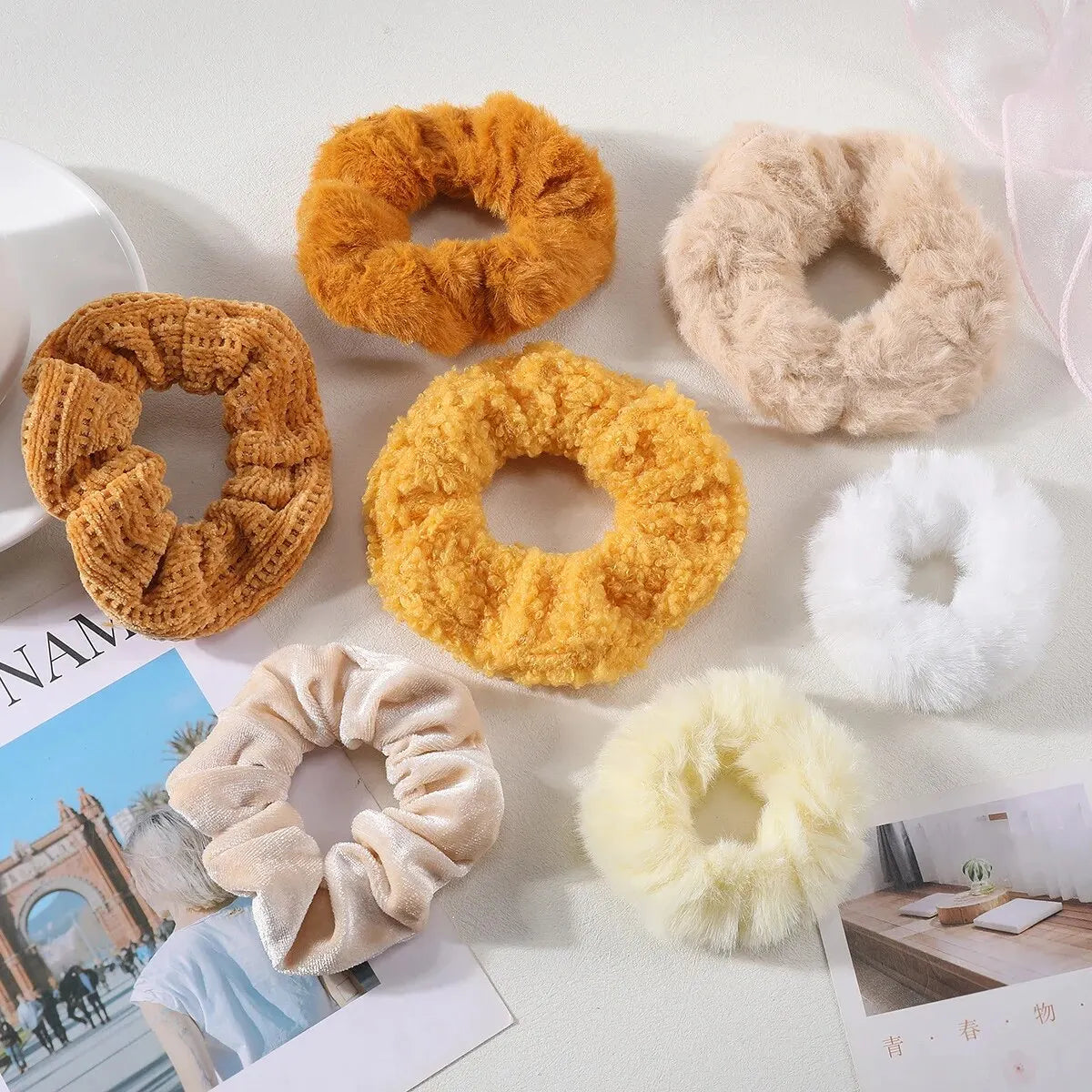 Women's Hair Scrunchies Set