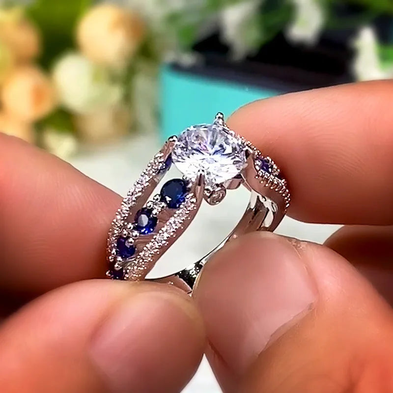 Women's Sapphire Blue Ring