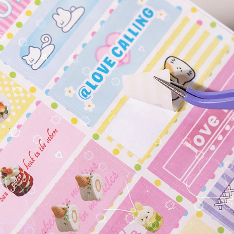 Cute Anime Sticker Book