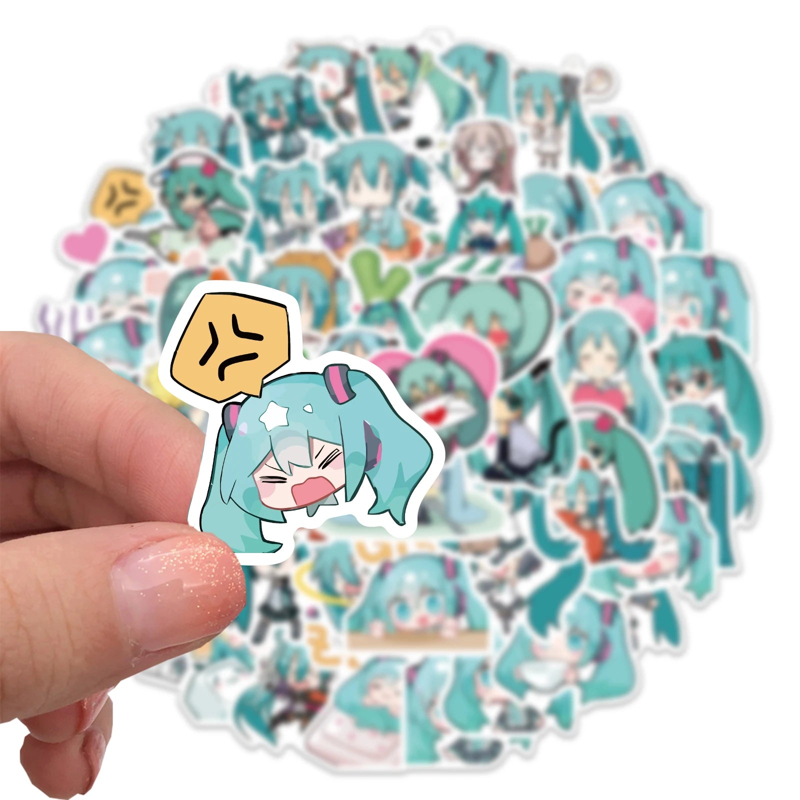 Cute Hatsune Miku Stickers 50pcs