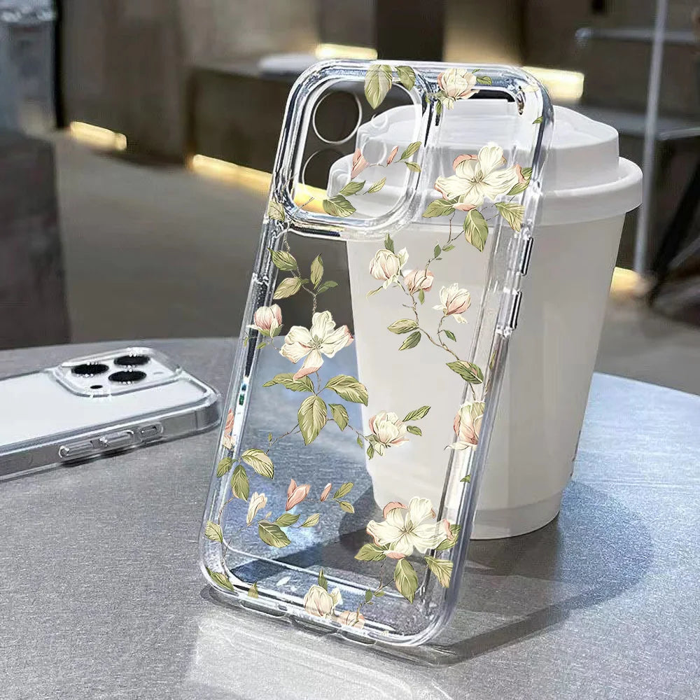 Floral Phone Case For iPhone