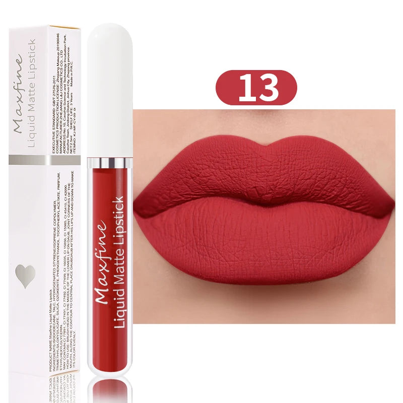 Maxfine Matte Waterproof liquid lipstick