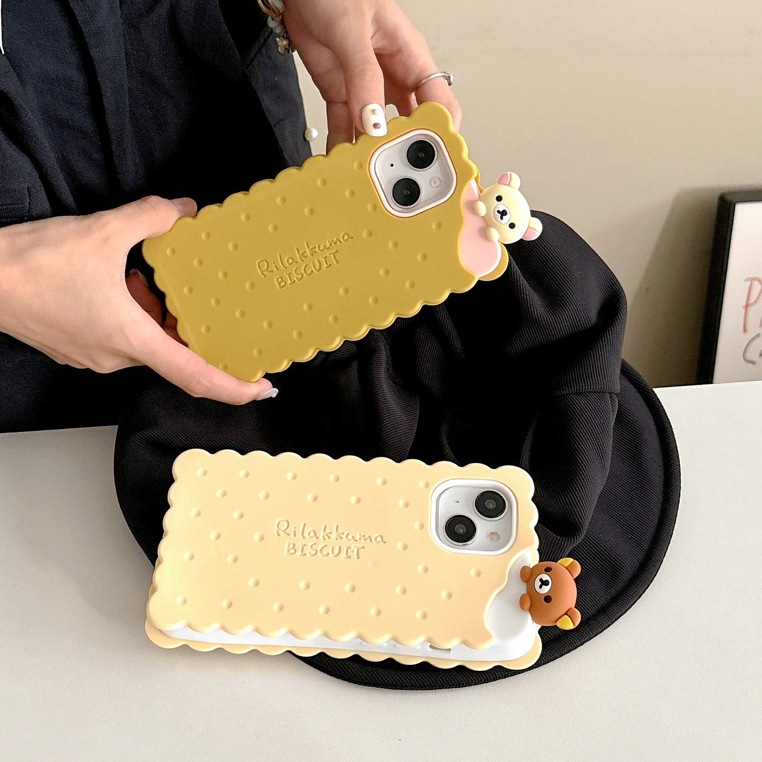 Sandwich Biscuit Bear Phone Case For iPhone