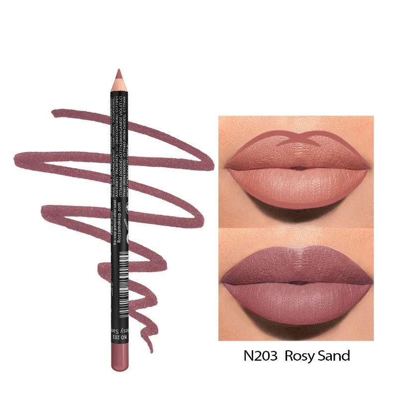 Nude Matte Waterproof Lipliner Pencil