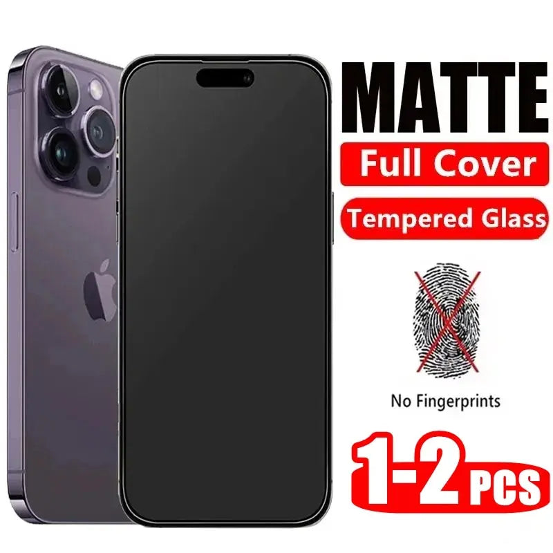 Matte Tempered Glass For iPhone