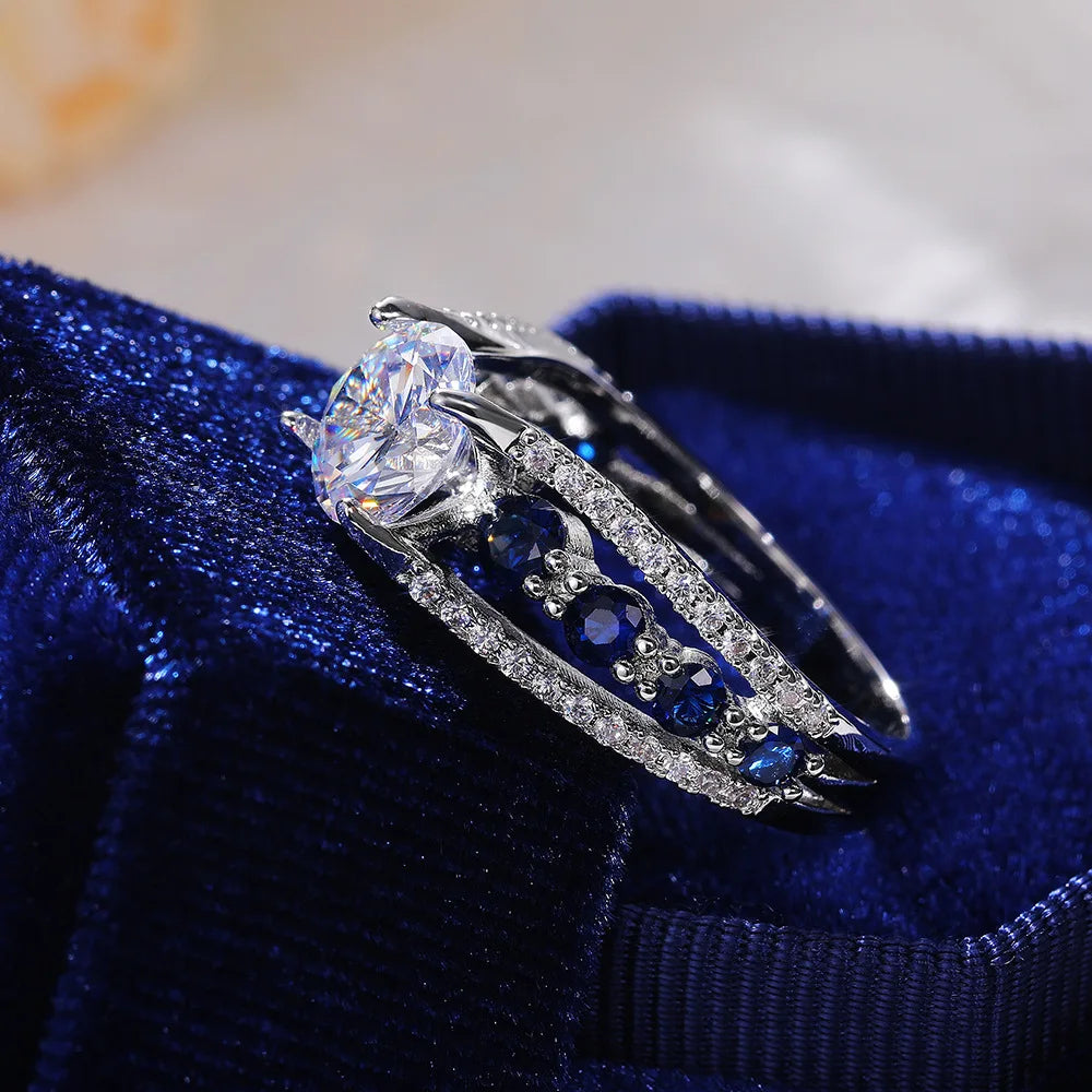 Women's Sapphire Blue Ring
