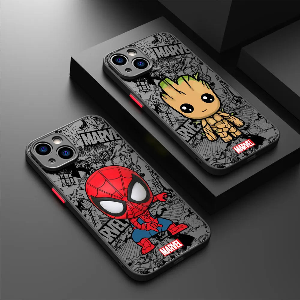 Cartoon Marvel Case for iPhone