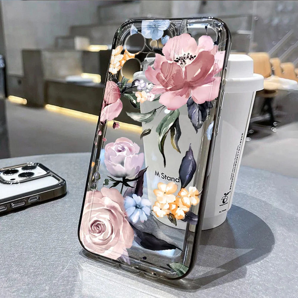 Floral Phone Case For iPhone