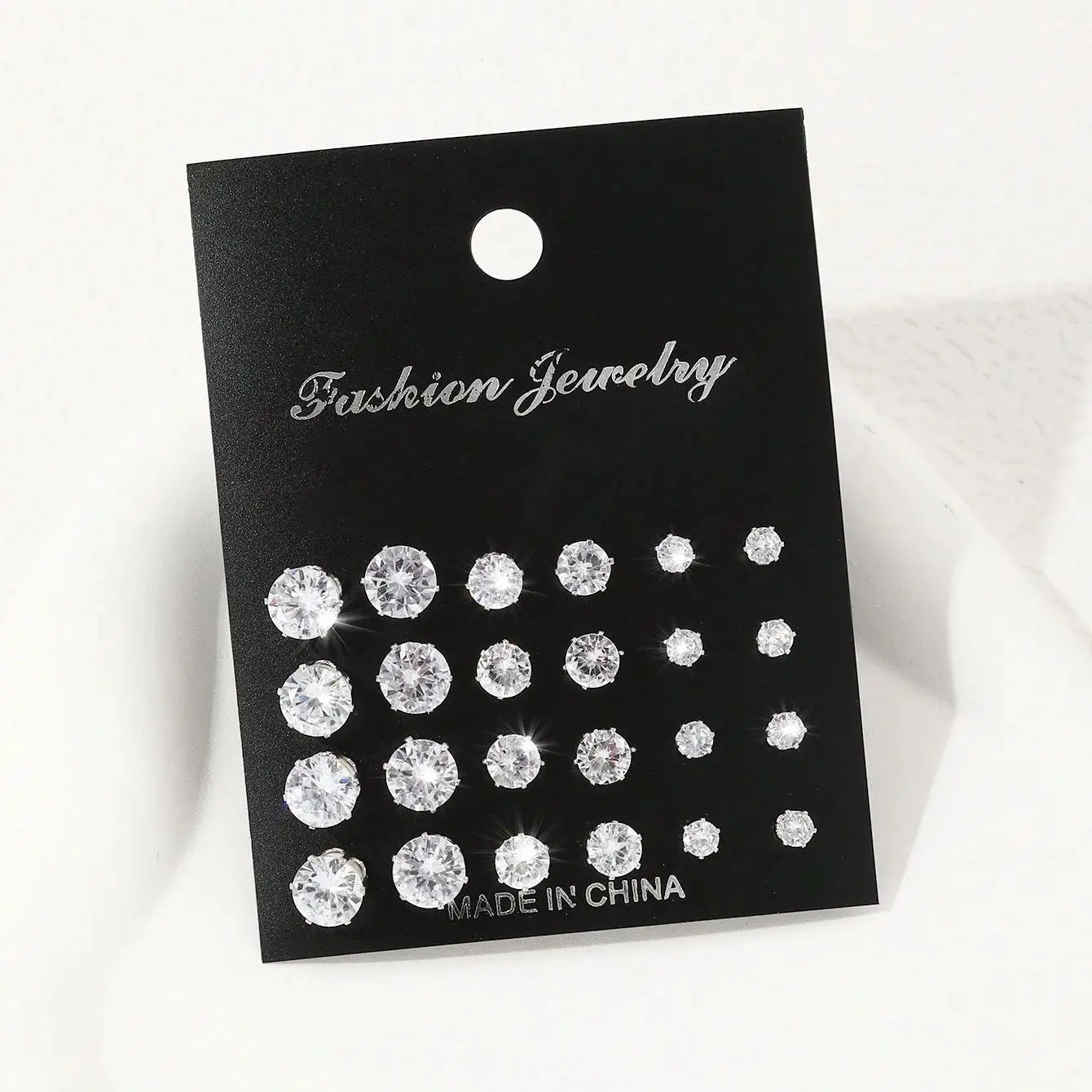 Minimalist Everyday Wear Earrings 12 pairs
