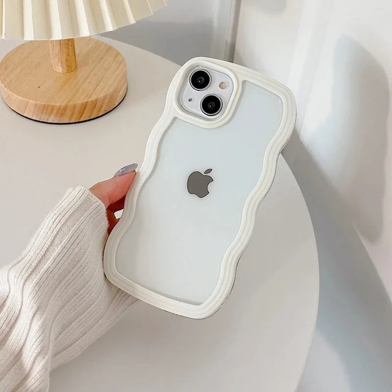 Wavy Lines Bumper Case For iPhone