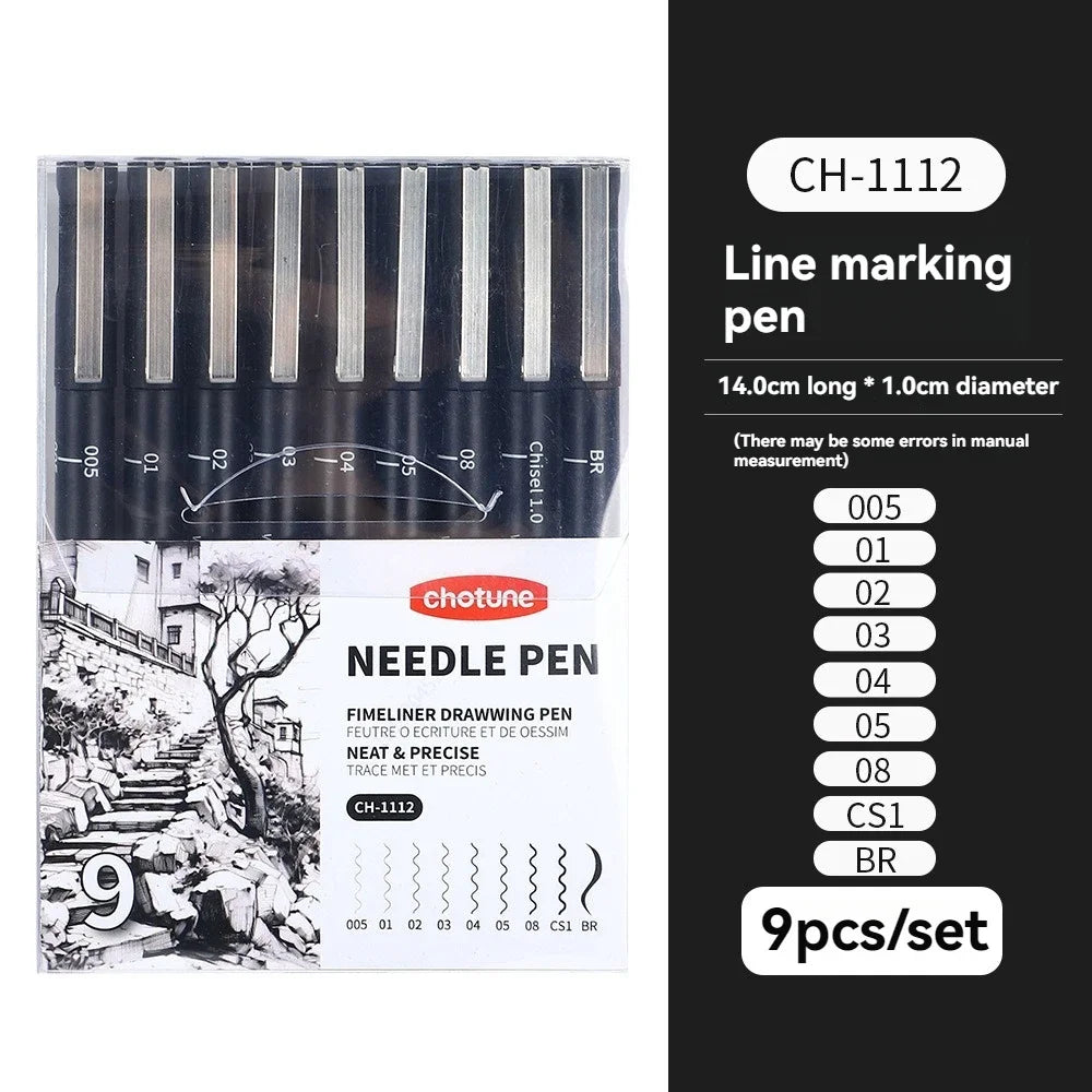 Black Micro Fine Point Pens