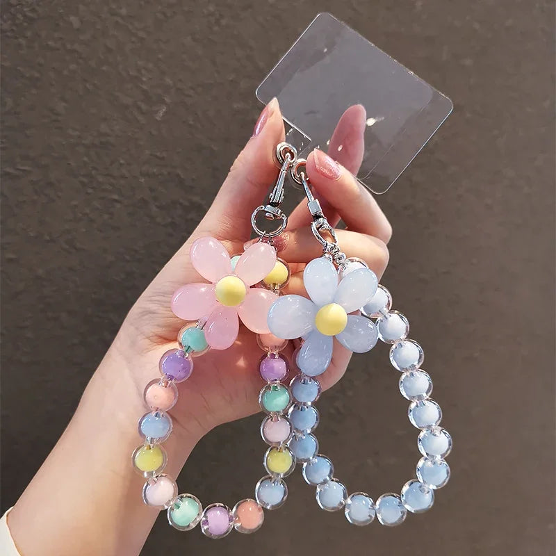 Flower Phone Wrist Lanyard