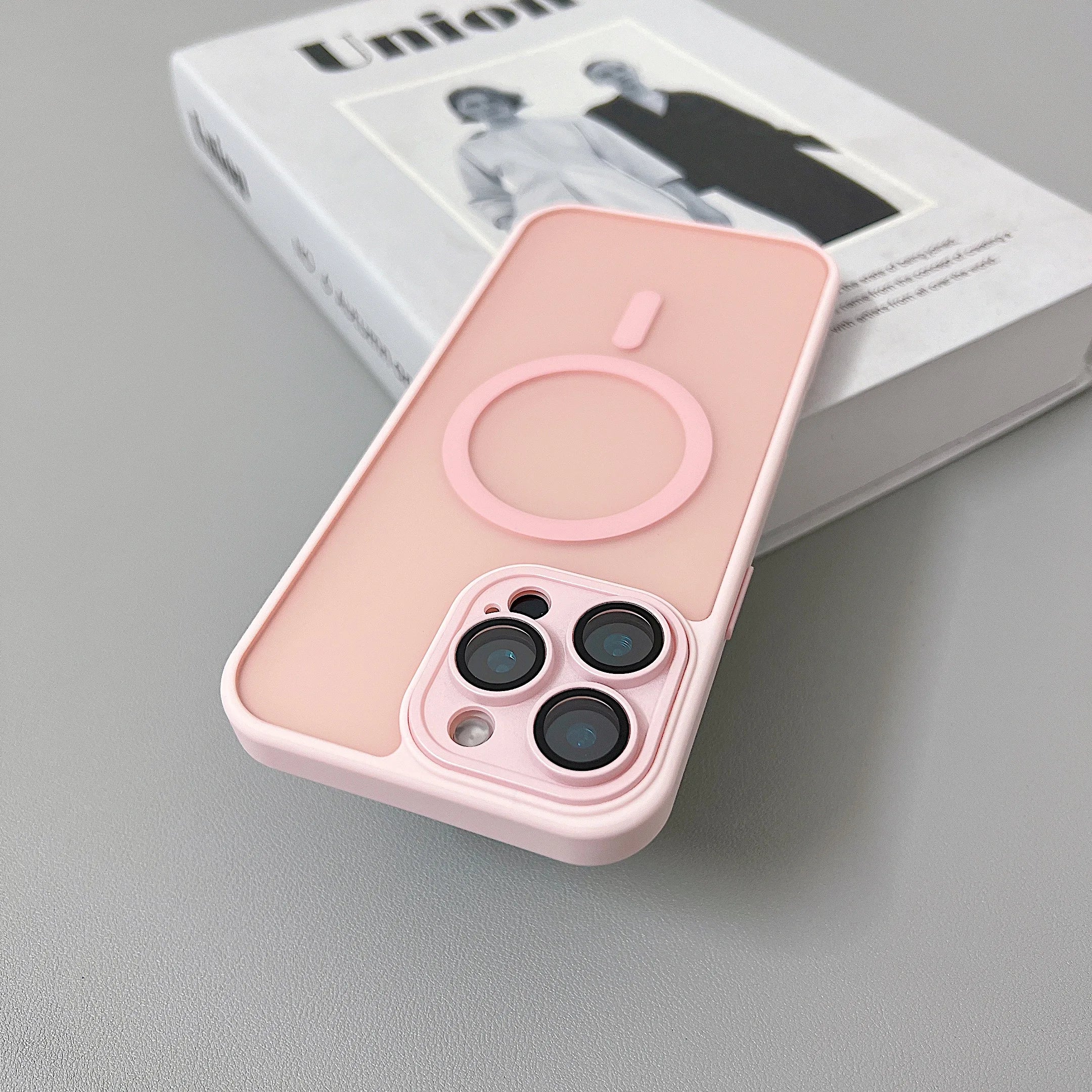 Magnetic Wireless Charge Translucent Case For iPhone