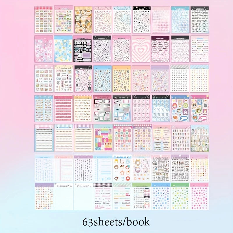 Cute Anime Sticker Book