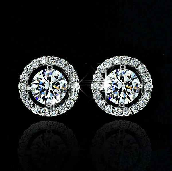 Vintage White Earrings