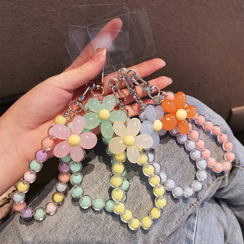 Flower Phone Wrist Lanyard