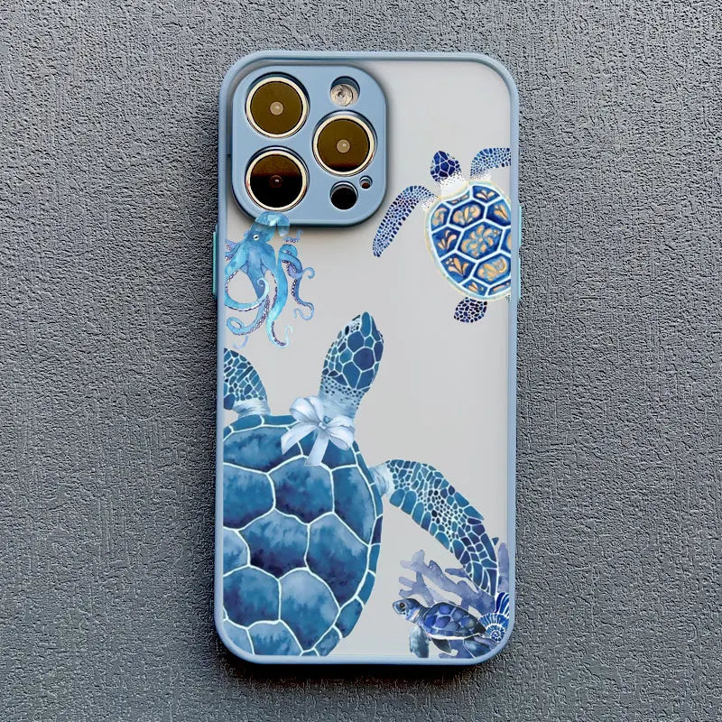 Cool Blue Ocean Phone Case For iPhone