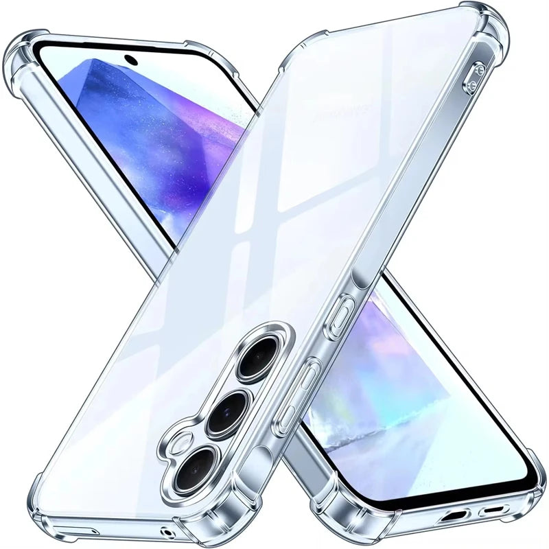 Clear Shockproof Case For Samsung Galaxy