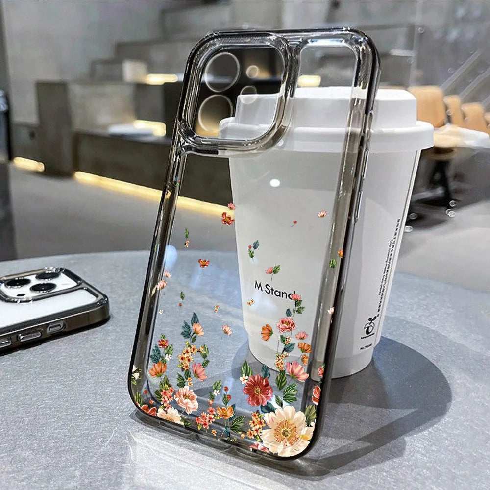 Floral Phone Case For iPhone