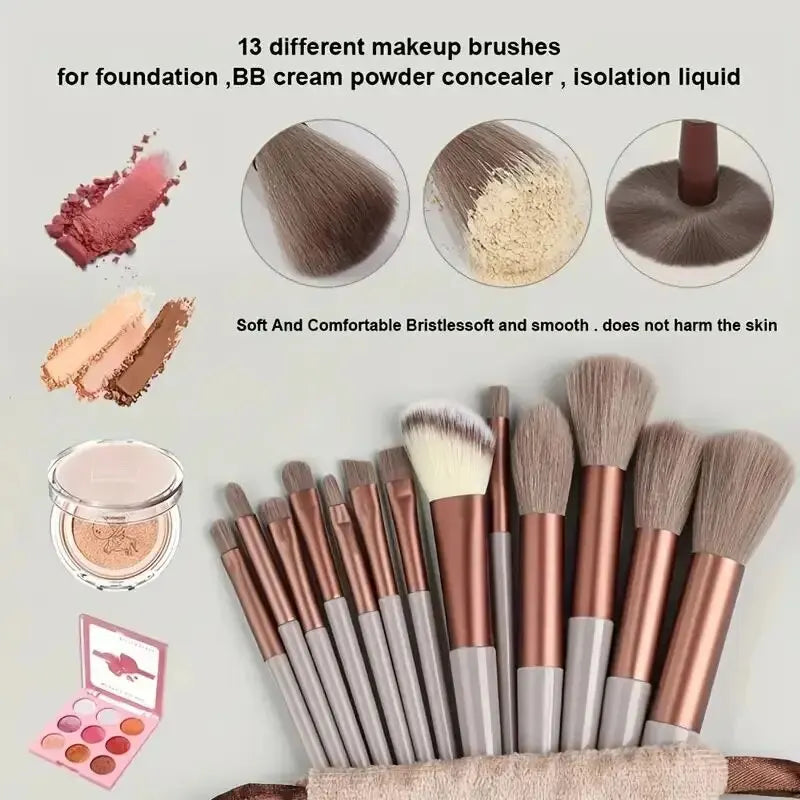 Soft Makeup Brush Set