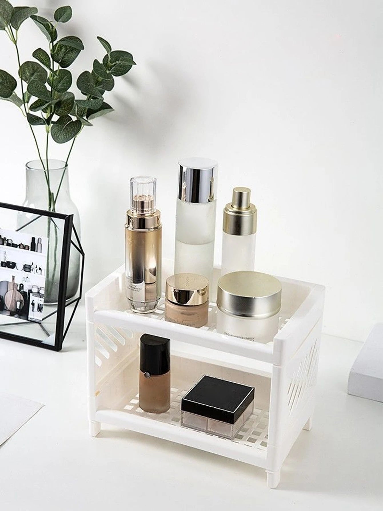 Office Desk Double Layer Organizer
