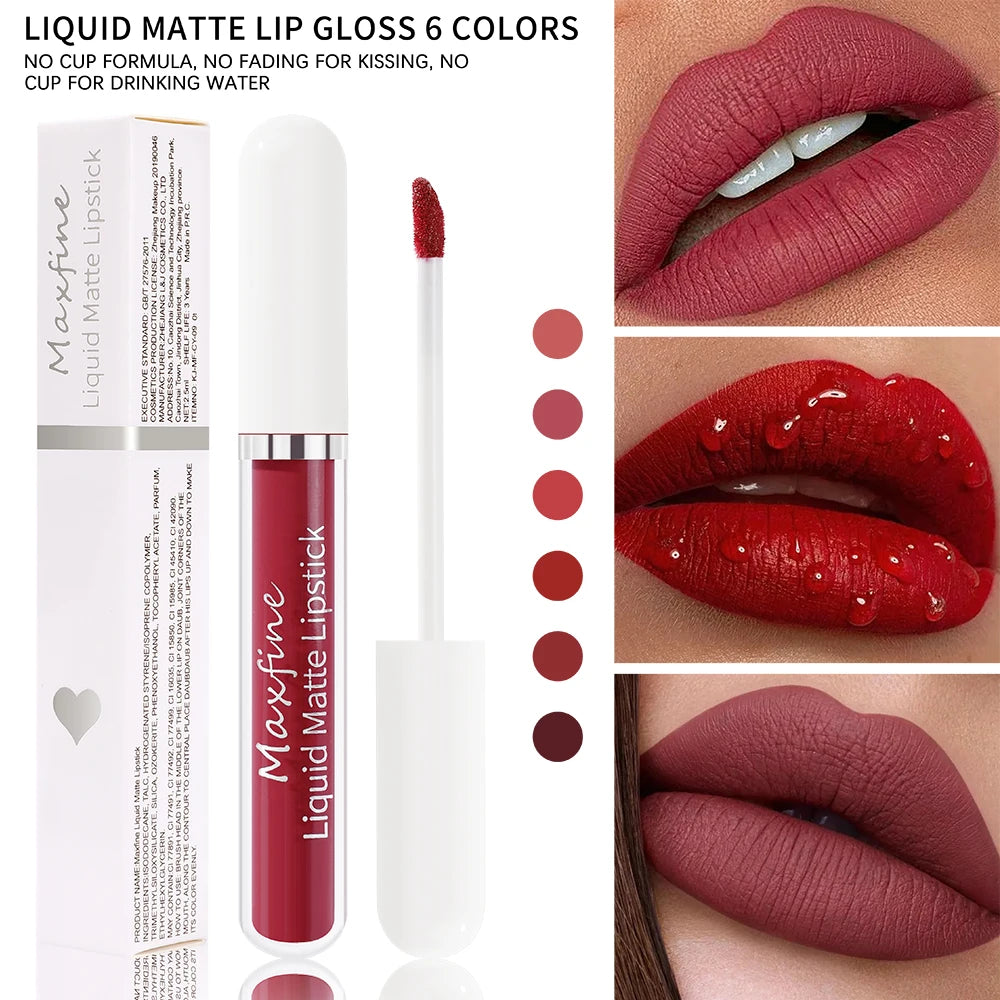 Maxfine Matte Waterproof liquid lipstick