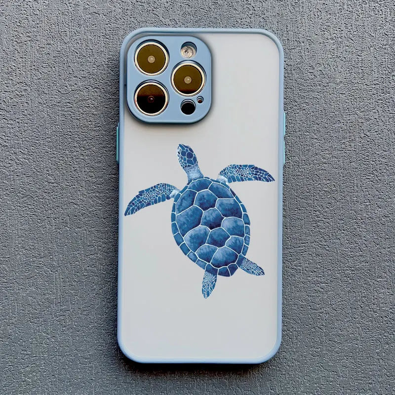 Cool Blue Ocean Phone Case For iPhone