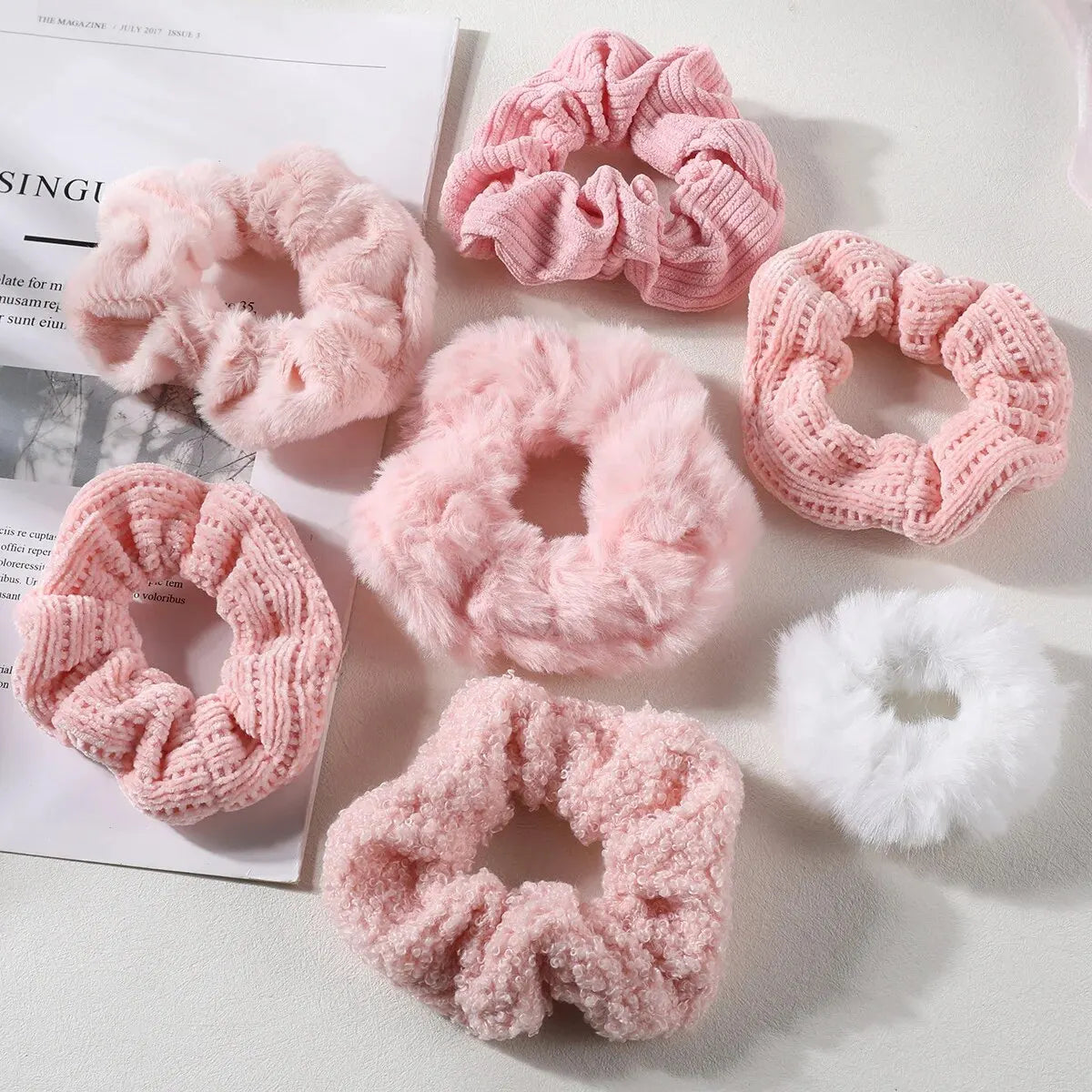 Women's Hair Scrunchies Set