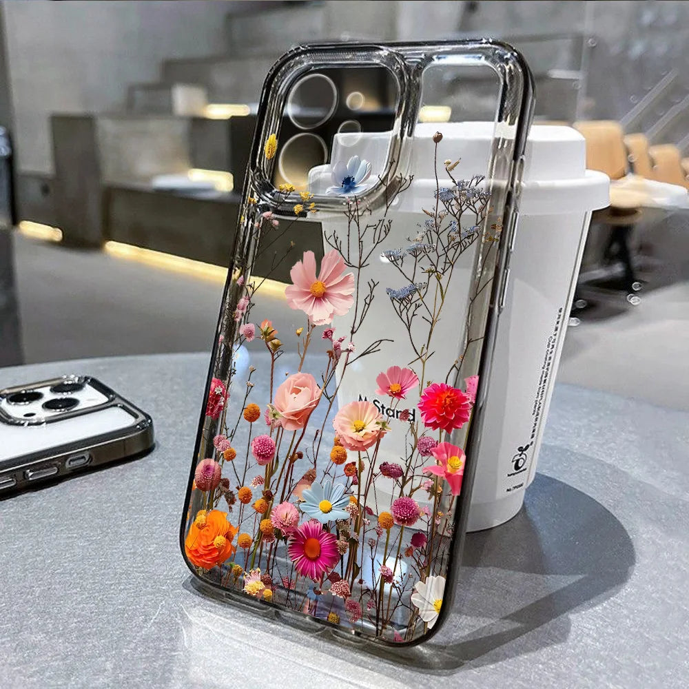 Floral Phone Case For iPhone
