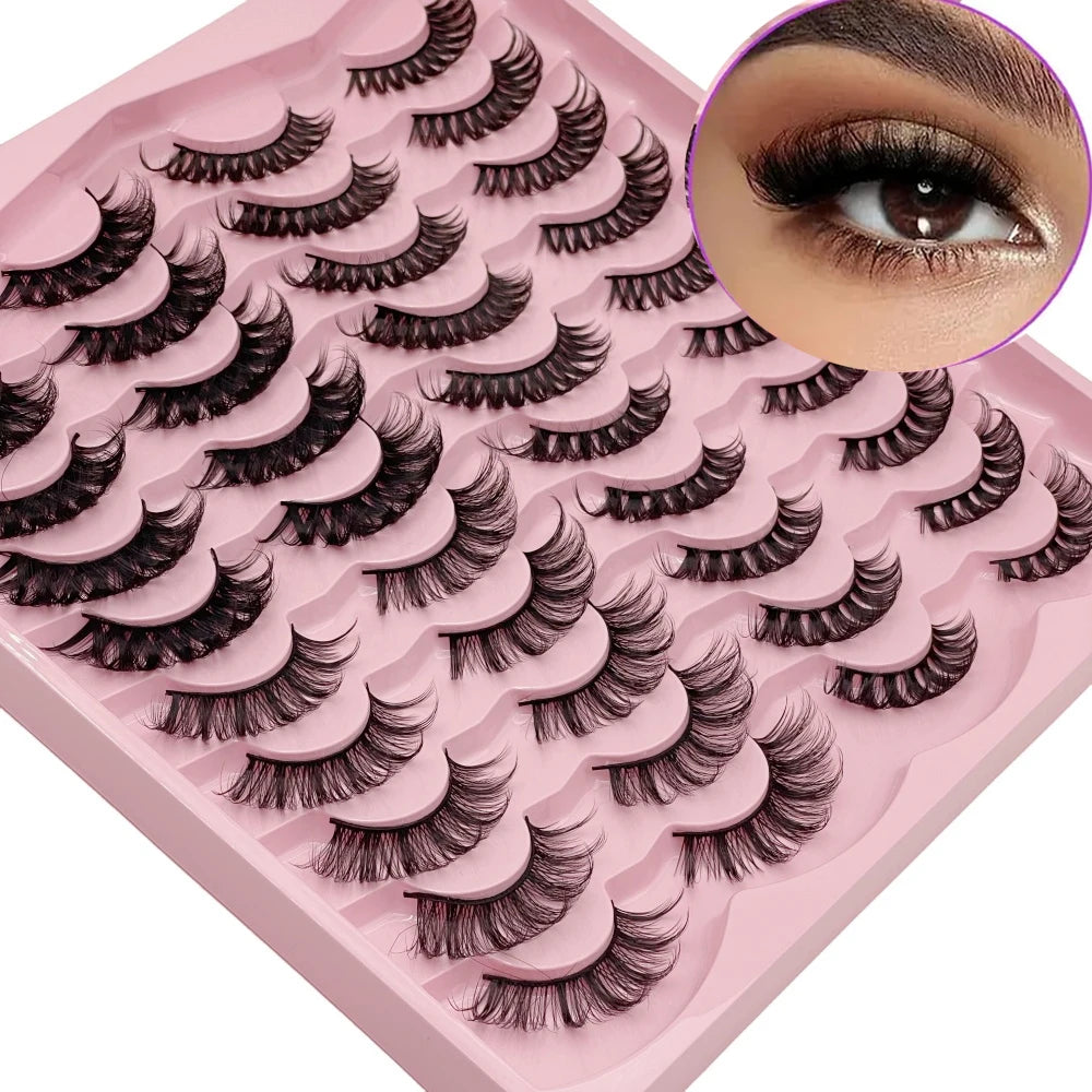 Dramatic Volume Natural Looking Eyelashes 20 pairs