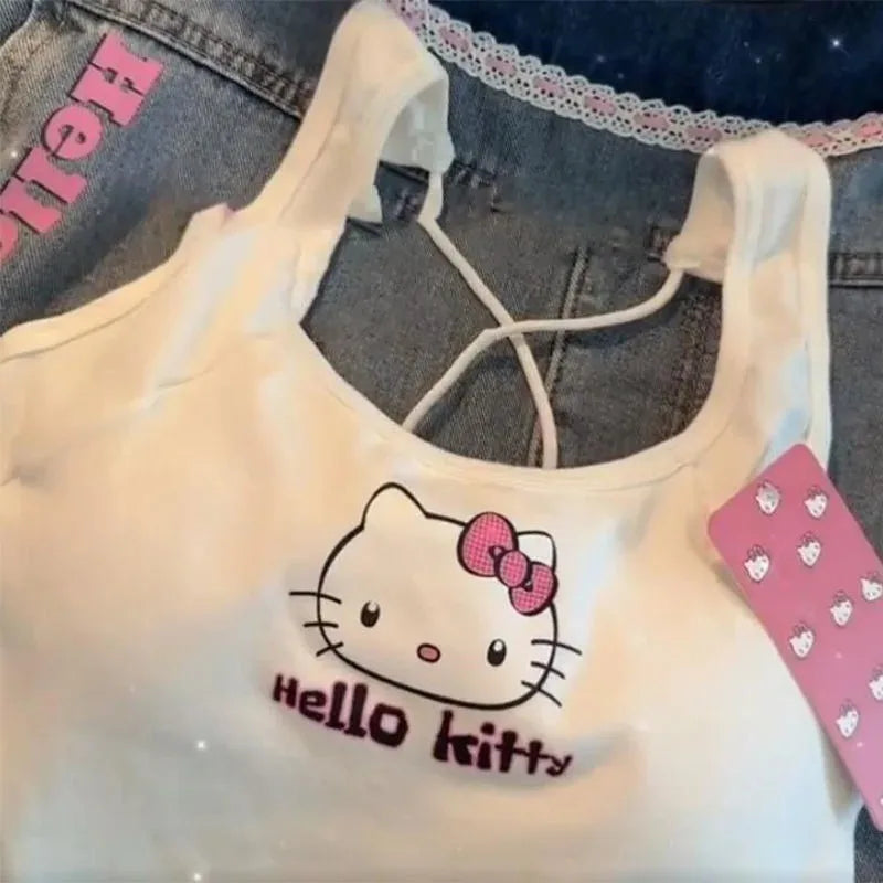 Sanrio Hello Kitty White Top