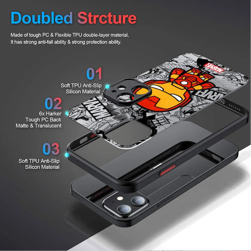 Cartoon Marvel Case for iPhone