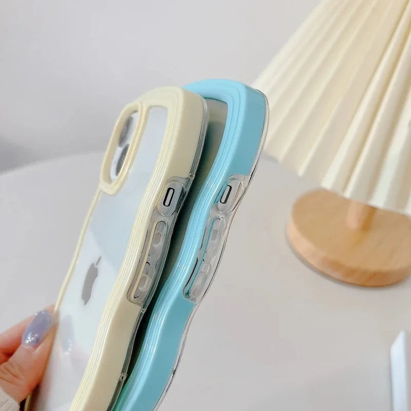 Wavy Lines Bumper Case For iPhone