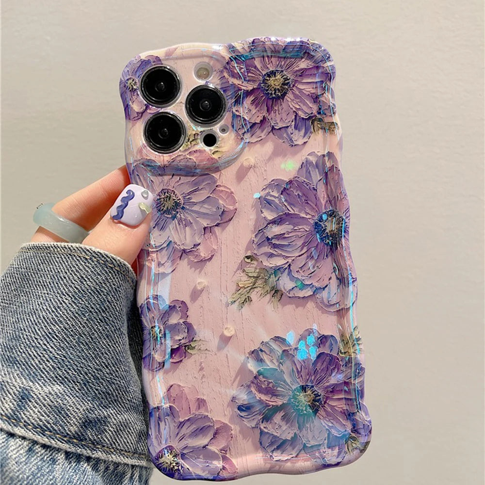 Retro Oil Painting Phone Case For iPhone