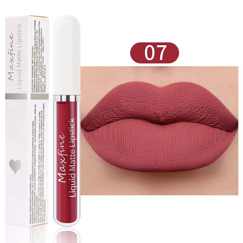 Maxfine Matte Waterproof liquid lipstick