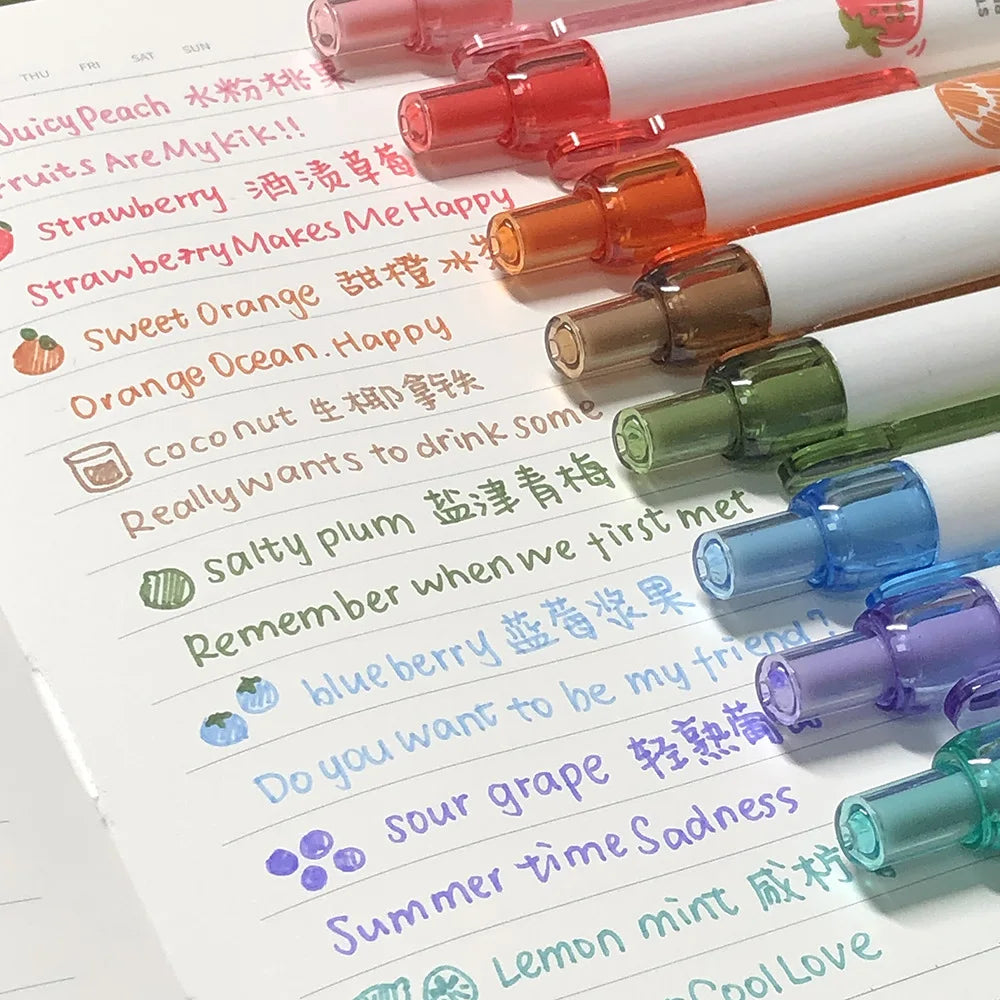 Fruit Scent Colored Gel Pens