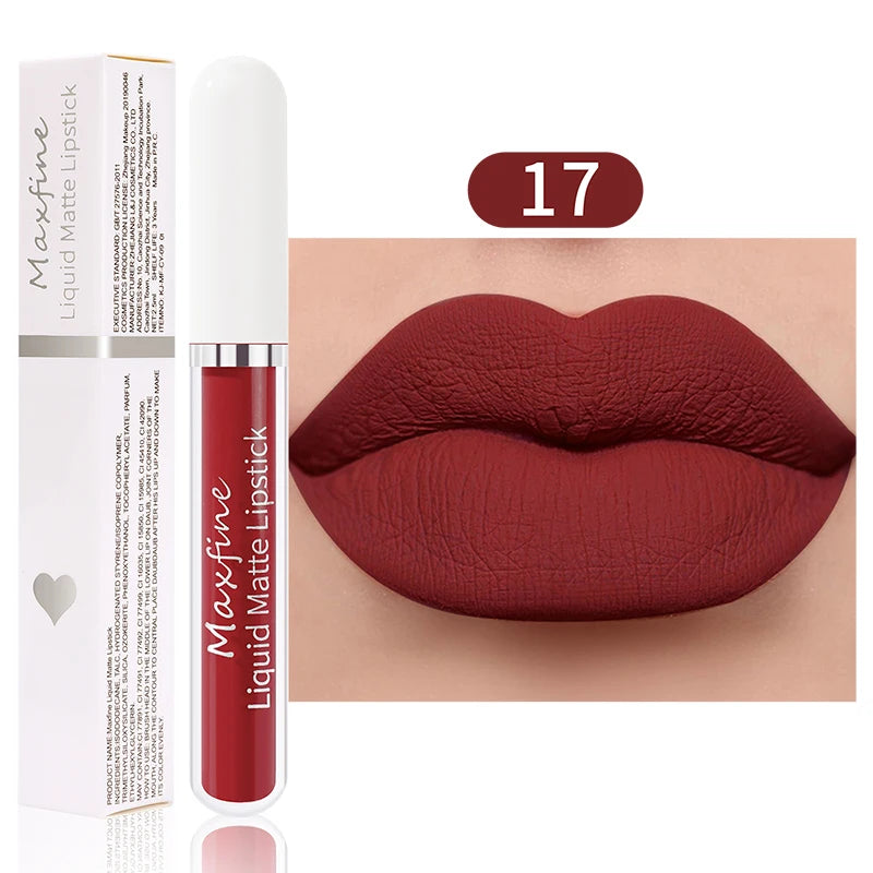 Maxfine Matte Waterproof liquid lipstick