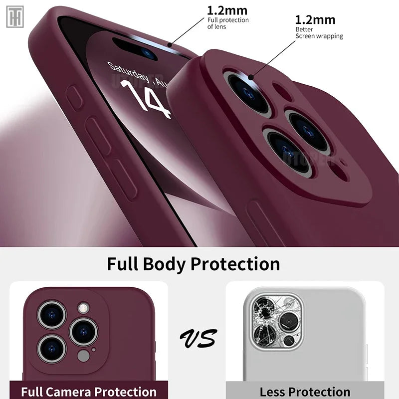 Silicone Phone Case For iPhone